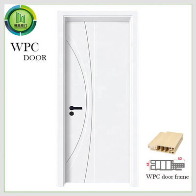 Хорошая цена. ISO9001 Certified WPC Interior Door with Mortise Lock and Cylinder Lock Options онлайн