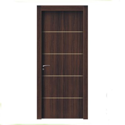 Композитная пустотелая дверь из ДПК, предназначенная для использования внутри помещений, обеспечивающая теплоизоляцию и влагостойкость.