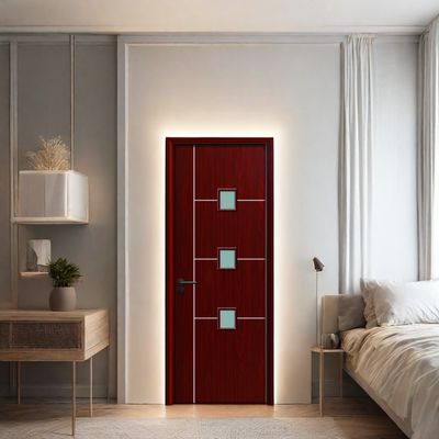 Хорошая цена. Композитная дверь WPC Glass Door, сочетающая современный дизайн с превосходной прочностью и влагостойкостью для внутренних помещений онлайн