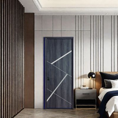 Прочный WPC Полые двери Устойчивые к влаге Устойчивые к термитам Экологически чистые для жилых интерьеров
