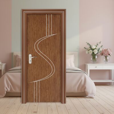 Хорошая цена. Теплоизолированные и звукоизолированные WPC внутренние двери с полых композитных рамы влагостойкие для жилых и коммерческих онлайн