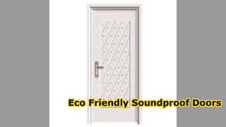 Прочные межкомнатные двери WPC Экологичные и звукоизоляционные