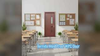 Длительный срок службы с полой дверью WPC, устойчивый к плесени термитов