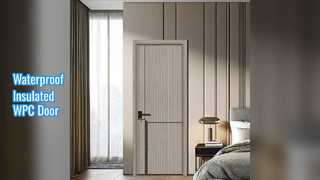 Полая дверь WPC, влагостойкая, с теплоизоляцией